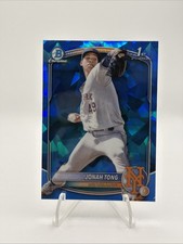 2025 Bowman Sapphire - JONAH TONG - Chrome 1st Prospect - NY Mets #BCP-105