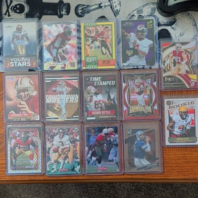 Panini 2021 NFL 14-Card Lot Select/Donruss Rookies Parallels Rice Bosa Sanders
