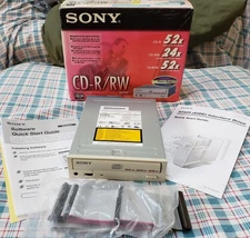 Sony CRX220A1 CD-R/RW Drive 52x24x52x IDE ATAPI New Open Box Untested
