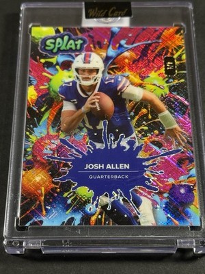 Wild Card 2025 Splat Josh Allen Buffalo Bills SBRBW04-JA 1/1