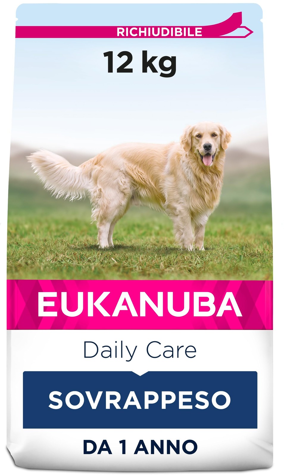 Eukanuba Cane Adulto Sovrappeso 12kg - Crocchette Pollo Fresco