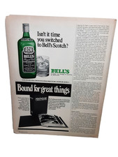 1974 Bell s Scotch Print Ad Vintage Liquor Wh...