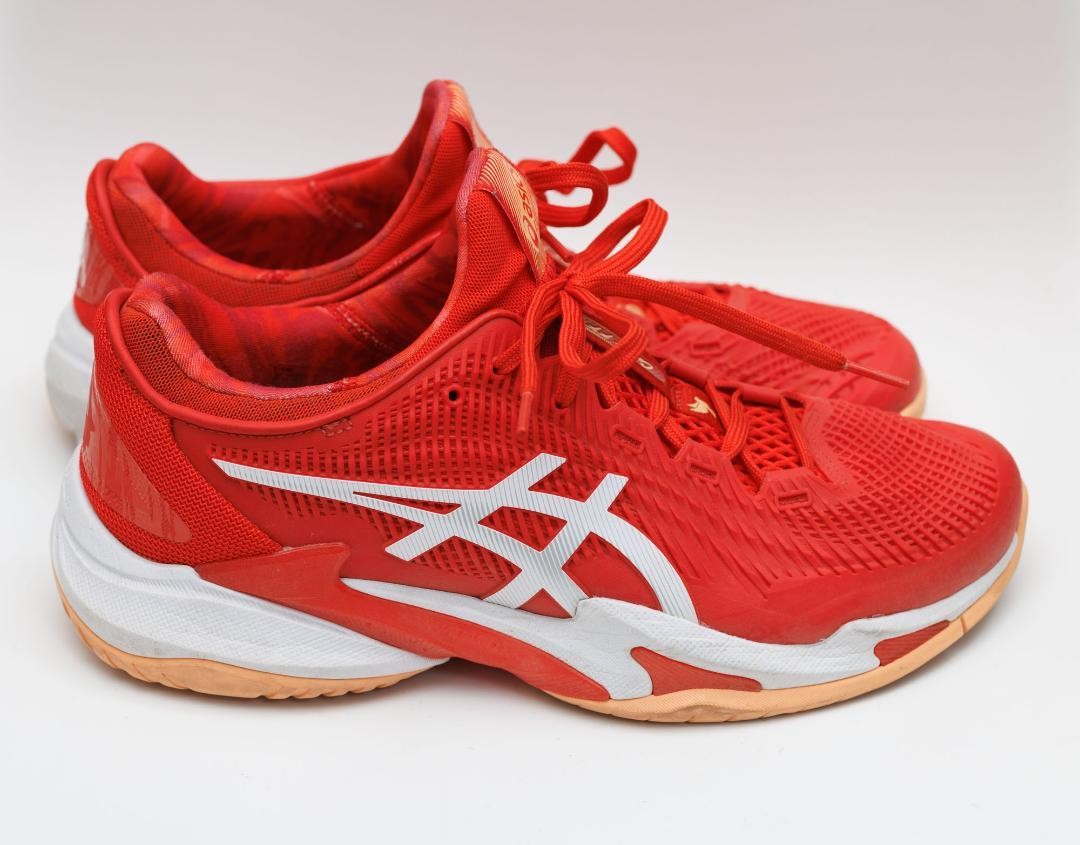 シューズ(男性用) ASICS COURT FF NOVAK 27cm used Mens Asics Court FF Novak – Mason's Tennis