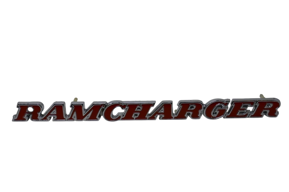 Mopar Dodge Ramcharger Fender Emblem Part# 3739984 Circa 1974-80 - Image 3 of 4