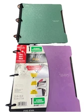 Mead Five Star 1" Flex Notebook+ Study App Dividers Assortd Colors