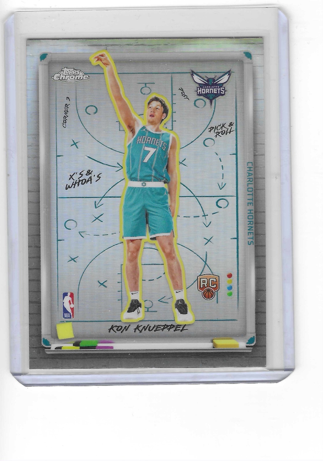 2025-26 Topps Chrome Basketball Xs & Whoas Refractor Kon Knueppel