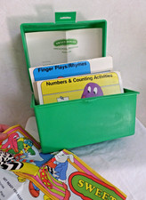 Vtg 80s SWEET PICKELS Weekly Reader Pre-School Program Case Cards Home Schooling