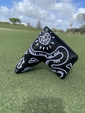Matland Golf Tatted Up Blade Putter Cover Carbon Fiber Magnetic Golf Bag Swag