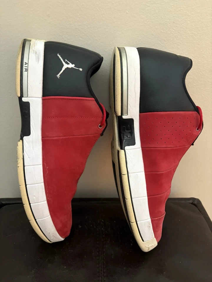 Air Jordan TE 2 Bajo Retro Rojo Para Hombre Talla 13 EE. UU. AO1696-600 Baloncesto Deportes Gimnasio Foto 4 de 4