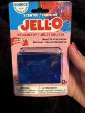 Jell-O Scented Squishy Squeeze Toy Blue Viral Tik-Tok Squishy. Like Neehoh