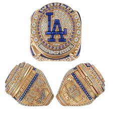 NEW 2024 LOS ANGELES LA DODGERS WORLD SERIES CHAMPIONSHIP RING MOOKIE BETTS +BOX