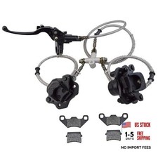 Front Disc Brake Master Cylinder Hydraulic Caliper Assembly with Rear Disc