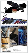 Fabrycznie nowy z metką 3-pak SY Kompaktowy parasol podróżny Wiatroszczelny Automatyczny parasol Mały UV