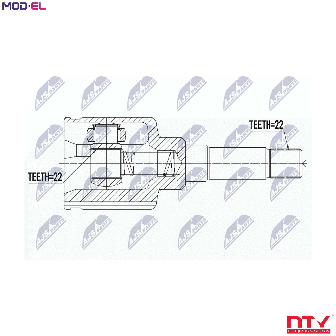Hardy Disc, Longitudinal Wave Prop Shaft Fits for Citroen Nemo 1.4HDI 09 - Image 14