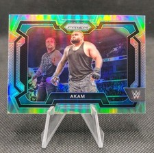 2024 Panini Prizm WWE Silver Prizm #24 Akam Wrestling Card