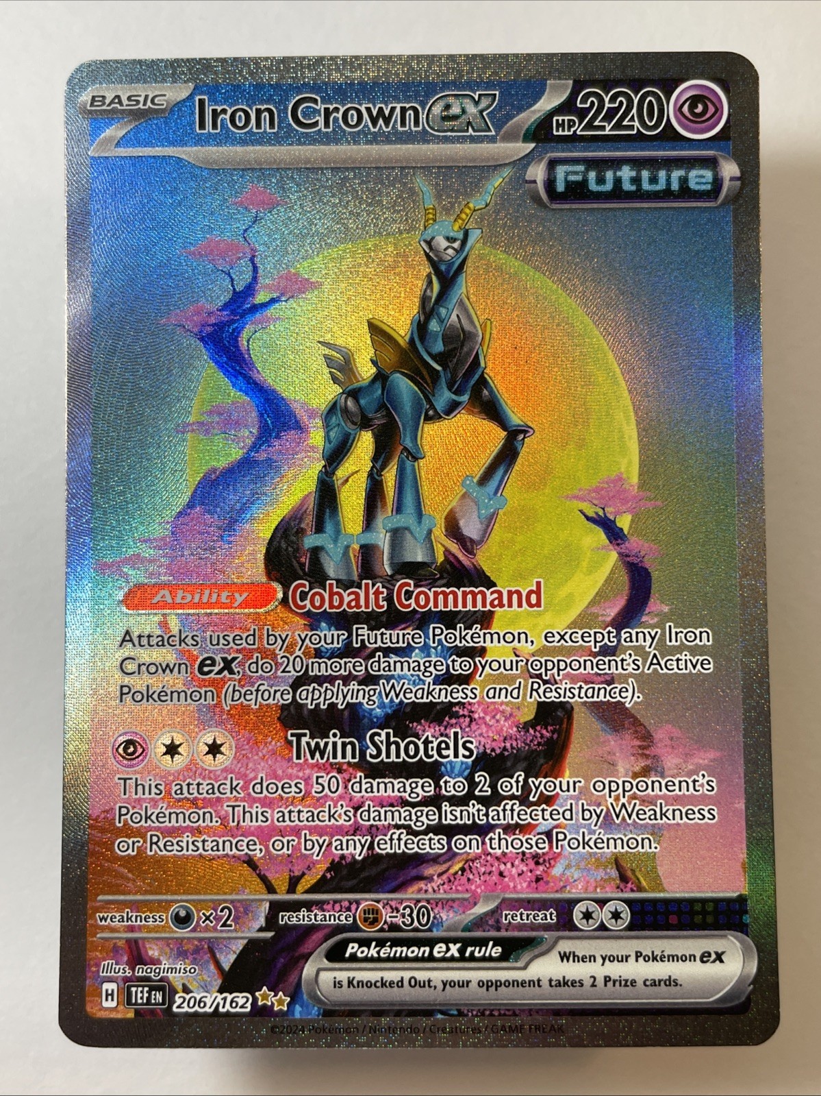 Iron Crown ex 206/162 - SV05: Temporal Forces Holo (NM)