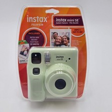 Fujifilm Instax Mini SE Instant Film Camera Green Blister Bundle - Brand New