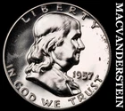 1957 Franklin Half Dollar- Silver- Choice Gem Proof Luster No Reserve #J1923