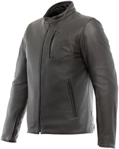 Dainese Fulcro Leather Jacket - Dark Brown