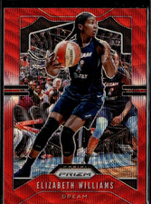 2020 Panini Prizm WNBA Elizabeth Williams #16 Ruby Wave Prizm Atlanta Dream
