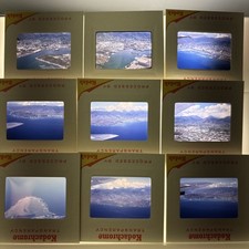Orig 1969 Hawaii Oahu Honolulu Aerial Views 9 Kodachrome Slides Lot