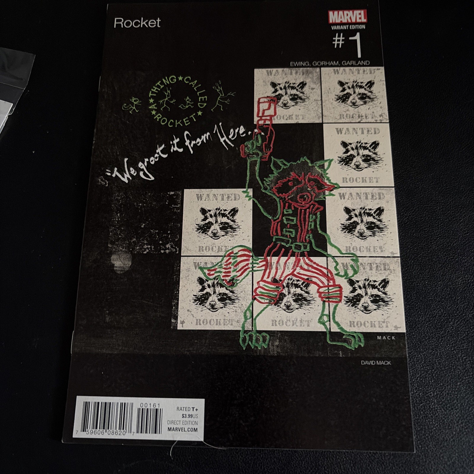 Rocket #1 David Mack 'hip-Hop' (Marvel Comics July 2017) for sale ...