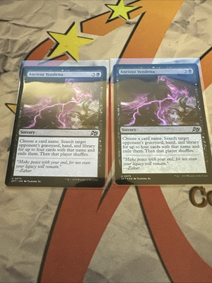 MTG Ancient Vendetta Aetherdrift X2! 1x Regular And 1x Foil #0075