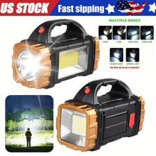 Linterna LED recargable USB solar para exteriores lámpara de linterna de luz de camping