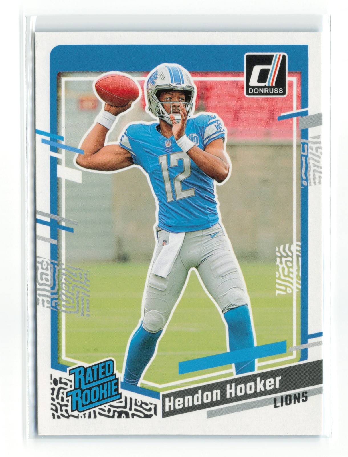 2023 PANINI DONRUSS ROOKIE HENDON HOOKER #329 RC LIONS