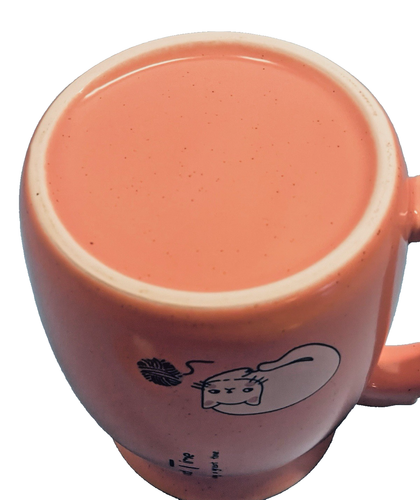 Kawaii Katze Becher mit Deckel Rosa Keramik Kaffee Tee Tasse 14oz - Bild 9 von 9