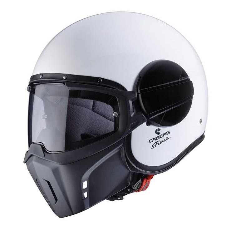 Caberg Ghost Plain Motorcycle Helmet *EX DISPLAY White Size Small