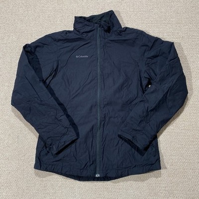 Columbia Jacke Damen klein schwarz Regen Windbreaker Outdoor Mantel