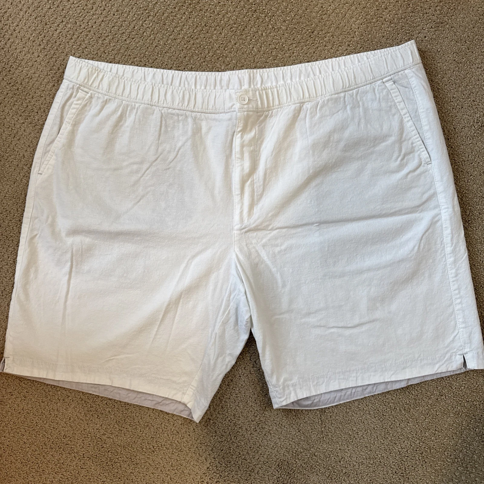 Tommy Bahama Linen Blend Shorts - Men’s 3XLB - Creamy White