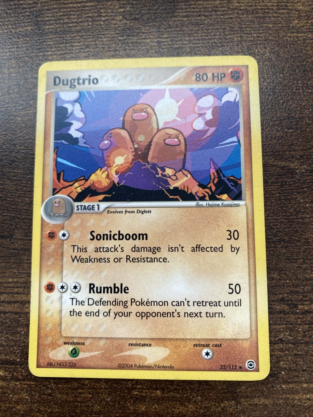 EX Fire Red Leaf Green Dugtrio Non Holo Rare 22/112