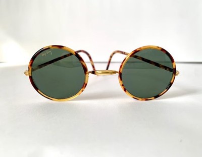 W1748*CHEYENNE ROUND TORTOISESHELL B&L RAY-BAN SUNGLASSES+CAS new