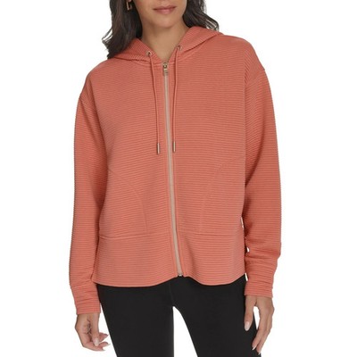 DKNY Women's Tech Ottoman Jacket Size M Faded Rose