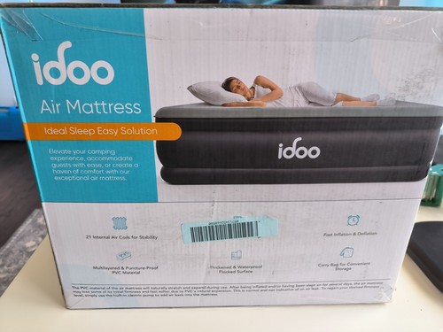 iDOO Luxus Twin Luftmatratze mit integrierter Pumpe - Bild 2 von 9