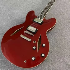 DG 335 Electric Guitar HH Pickups Maple Body HOT METALLIC RED ship from US🛒
