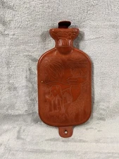 NIB Vintage Seiberling Baby Hot Water Bottle Compress Bag Red Animals ABC’s 50s