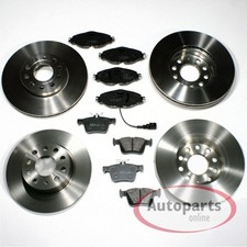 Bremsscheiben Ø 288 mm + Ø 272 mm + Beläge vorne + hinten für Skoda Octavia IV
