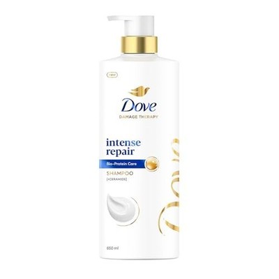 Dove Intense Repair Shampoo 650ml Dry Damaged Hair Care