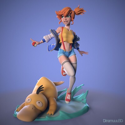 Misty Pokemon / Sexy / Pinup / Sammelstück / Dinamuuu3D/ FanArt