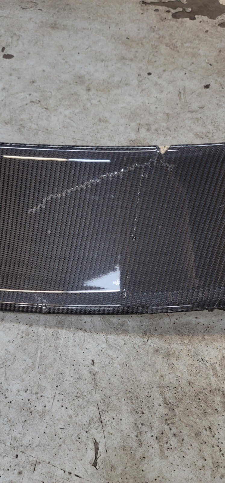 OEM AUDI R8 PERFORMANCE PLUS COUPE 2016-2022 REAR SPOILER WING DAMAGED READ!!!! 