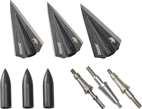 BEAR ARCHERY Bear RazorHead VWS Single Bevel Broadhead Kit