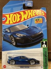 Hot Wheels Rimac Nevera Blue 70/250 2023 HW Green Speed 4/10 Brand New On Card