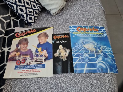 Capsela Science Booklet + Science Discovery Design + Service Anleitungen