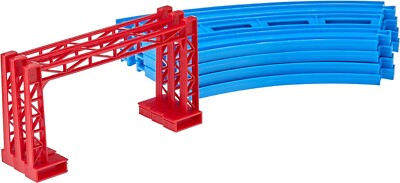 TAKARA TOMY Plarail Double track curved rail (4 pieces) R-05