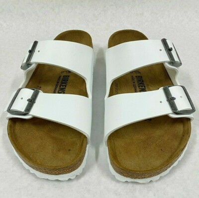 Birkenstock New w/o Box Arizona White Birko-Flor Narrow Width - Select Size