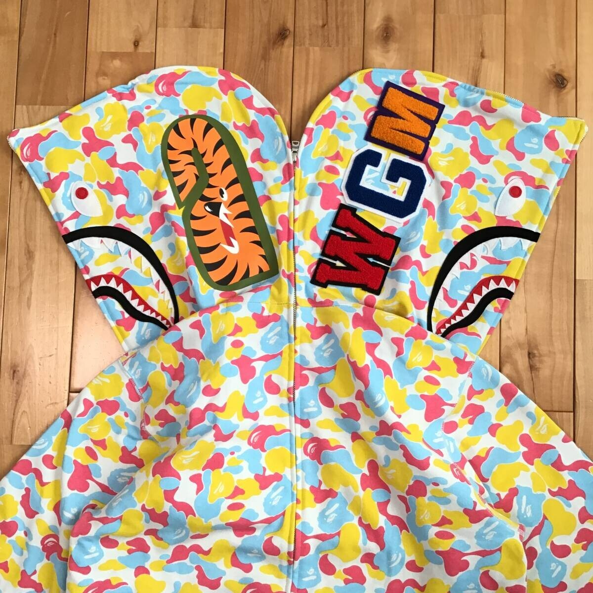 2024 Sanya Store Camo BAPE shark full zip hoodie A Bathing Ape