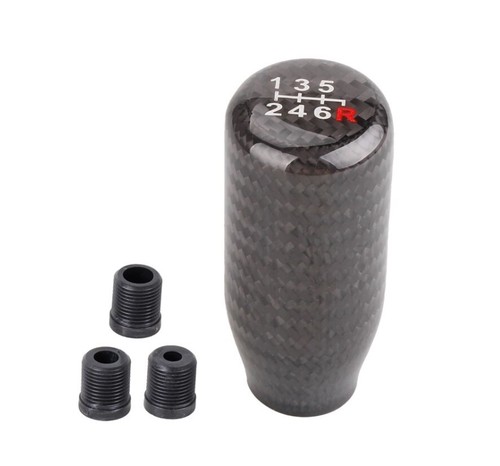 5 speed Carbon Fibre Gear Shift Knob for Nissan Mitsubishi Ford Holden Mazda - Picture 2 of 4
